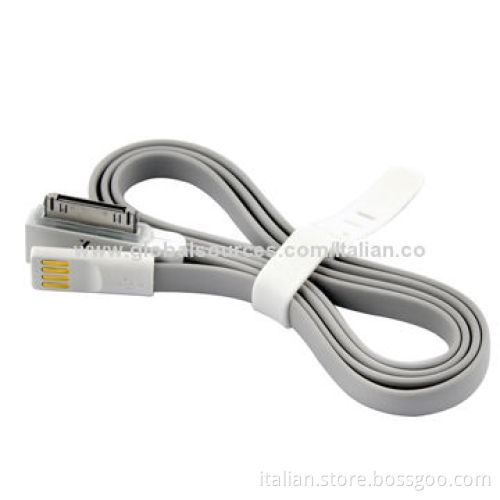 TPE Material LED Light Charging and Sync Data USB Cable for iPhone 4/4S